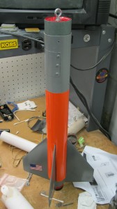 Comanche XR9 booster sporting its first colors!