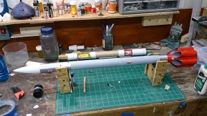 XR-10 boilerplate gets its coat of primer...